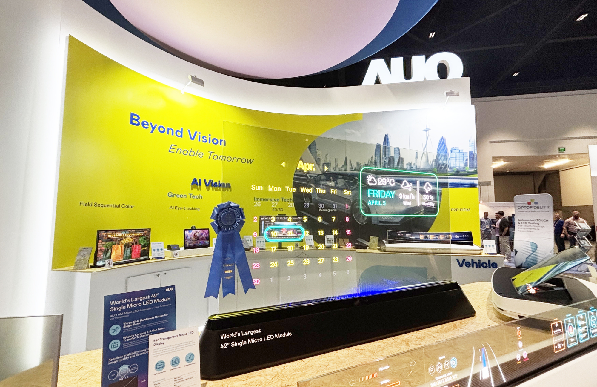 The FUN88 &ldquo;64-inch transparent Micro LED display,&rdquo; has won the &ldquo;Best Micro LED Technology&rdquo; award. The display features high transparency, 1,000 nits of brightness, and supports seamless tiling for flexible expansion across various applications. It showcases the boundless potential of Micro LED technology to transform display experiences across time, space, and industries.